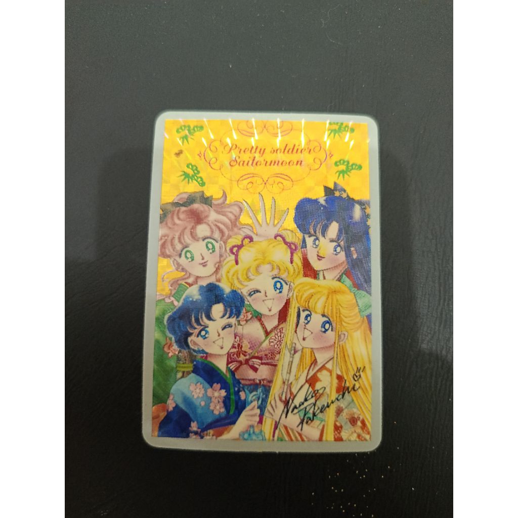 Vintage Sailor Moon S Telephone Card 1994 Movic Japan - Sailor Pluto Prism UNUSED
