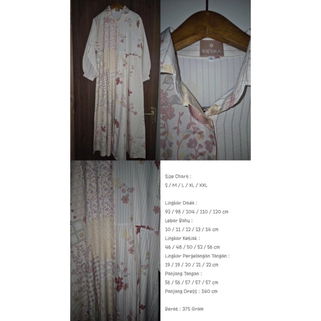 PRELOVED MURAH Gamis/Dress merk Kienka