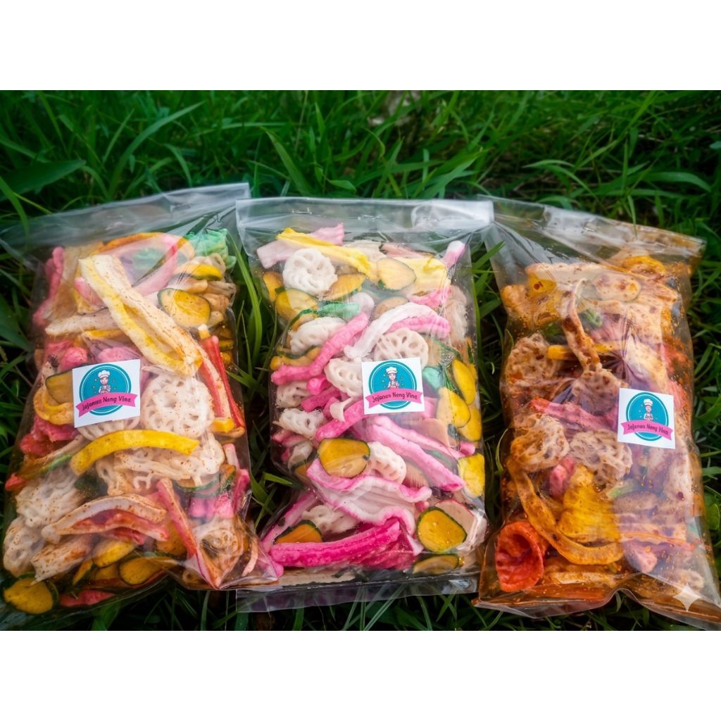 seblak kerupuk mix bantat 1kg original mix kerupuk jengkol seblak kerupuk beton mix kerupuk bantat