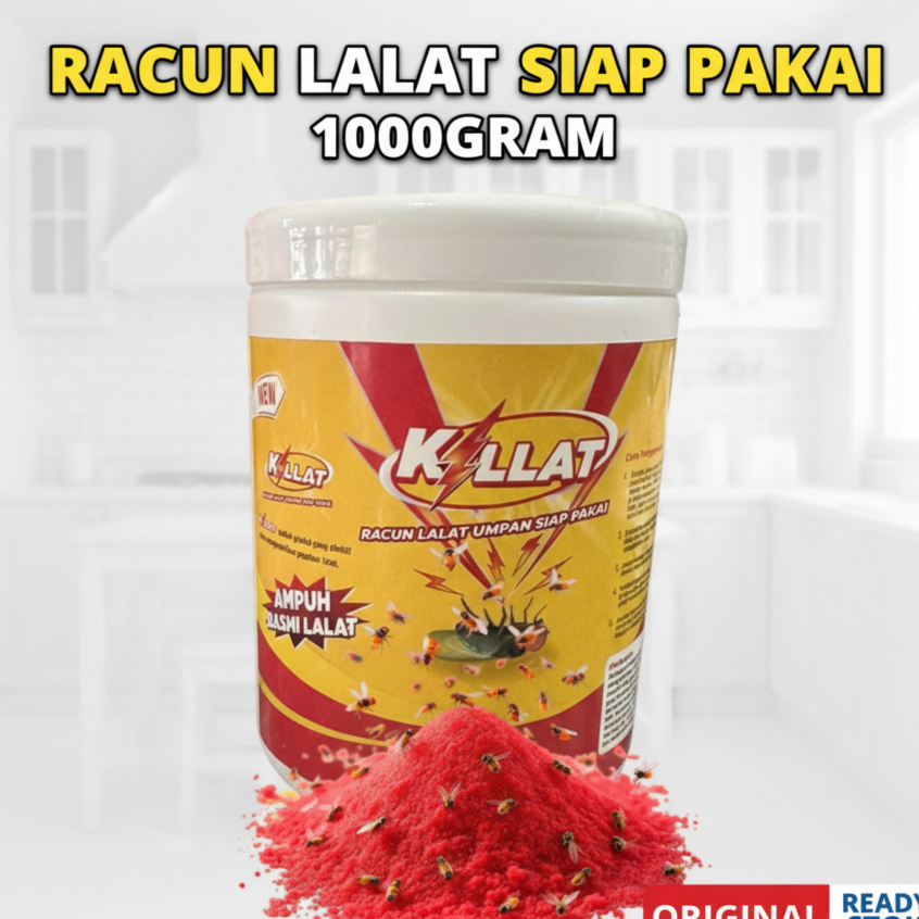 RACUN LALAT KILLAT 1KG/ Obat Racun Lalat Super Killat 1000 Gram Ampuh/ ZHANG PEI ZHEN