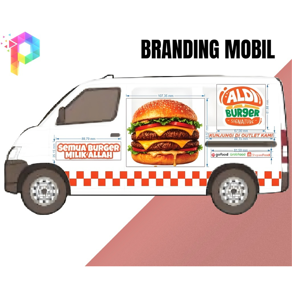Jasa Cetak & Pasang Sticker Car Branding | Sticker Mobil Custom