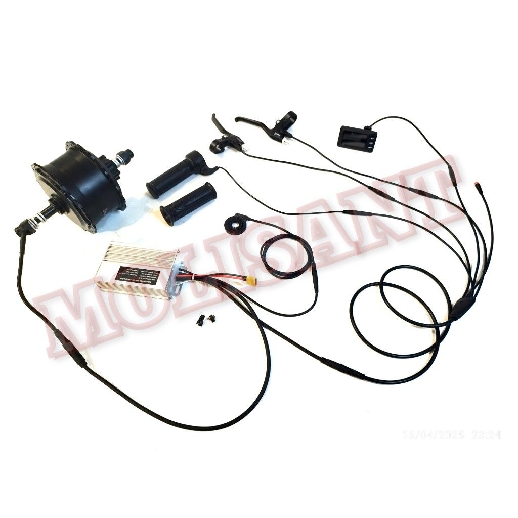 ebike kit bldc fatbike rear hub 500w 48v freewheel waterproof