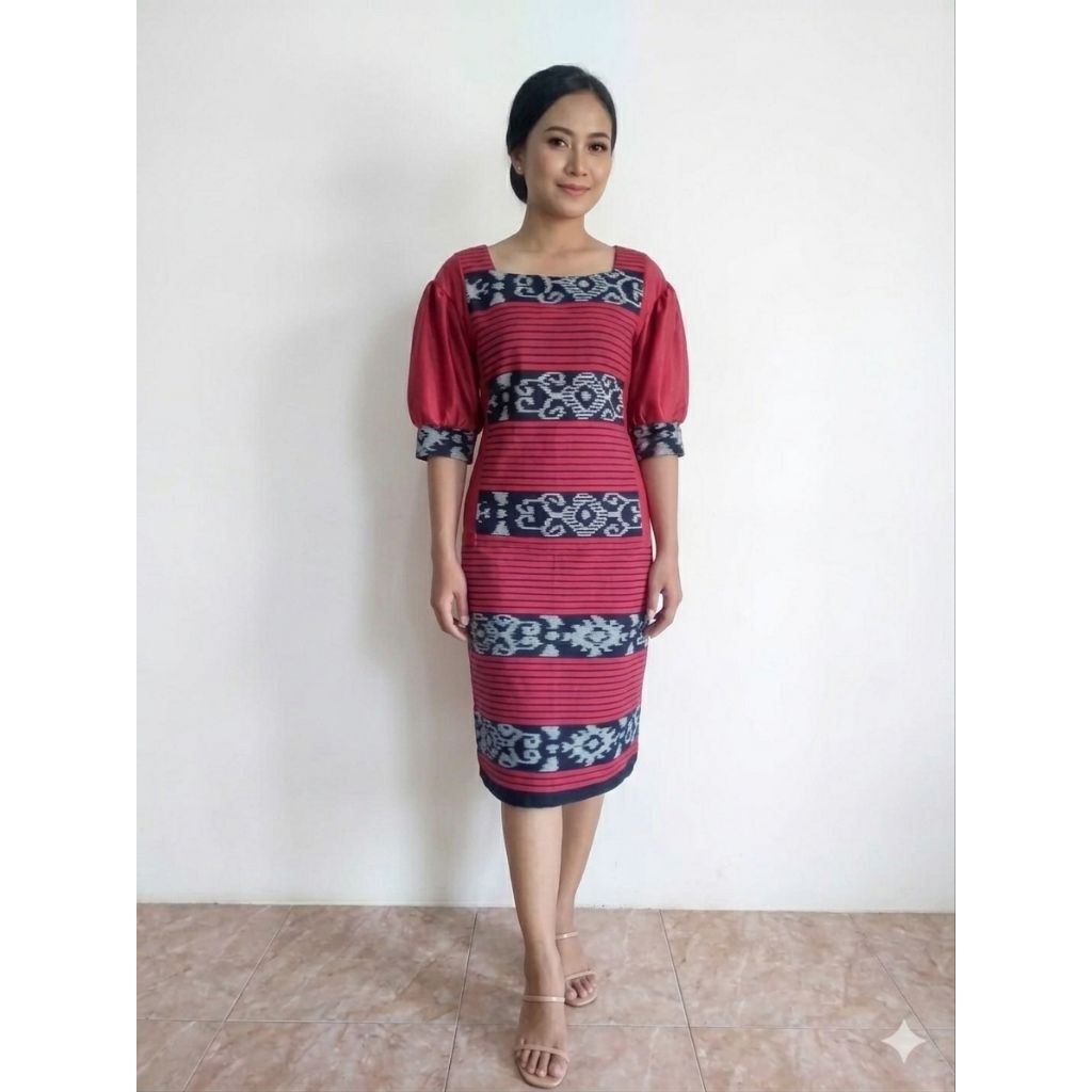 setelan baju rok blus tenun Jepara