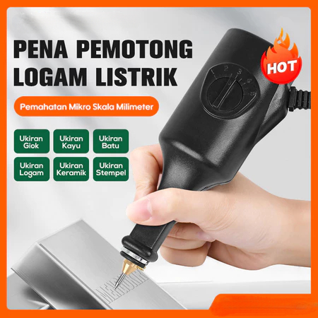 Pena Ukir Elektrik Portabel 5 Speed 220V, Alat Gravir Serbaguna Untuk Kerajinan Tangan, Ukir Logam K