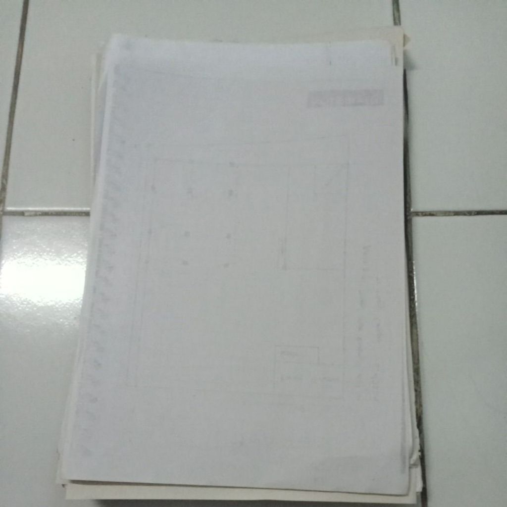 kertas bekas (habis pakai) ukuran A4