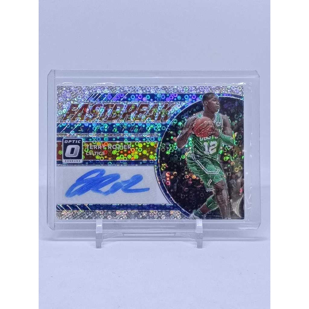ORIGINAL Kartu Basket NBA 2017 PANINI OPTIC Fastbreak HOLO Terry Rozier AUTO - VERY RARE