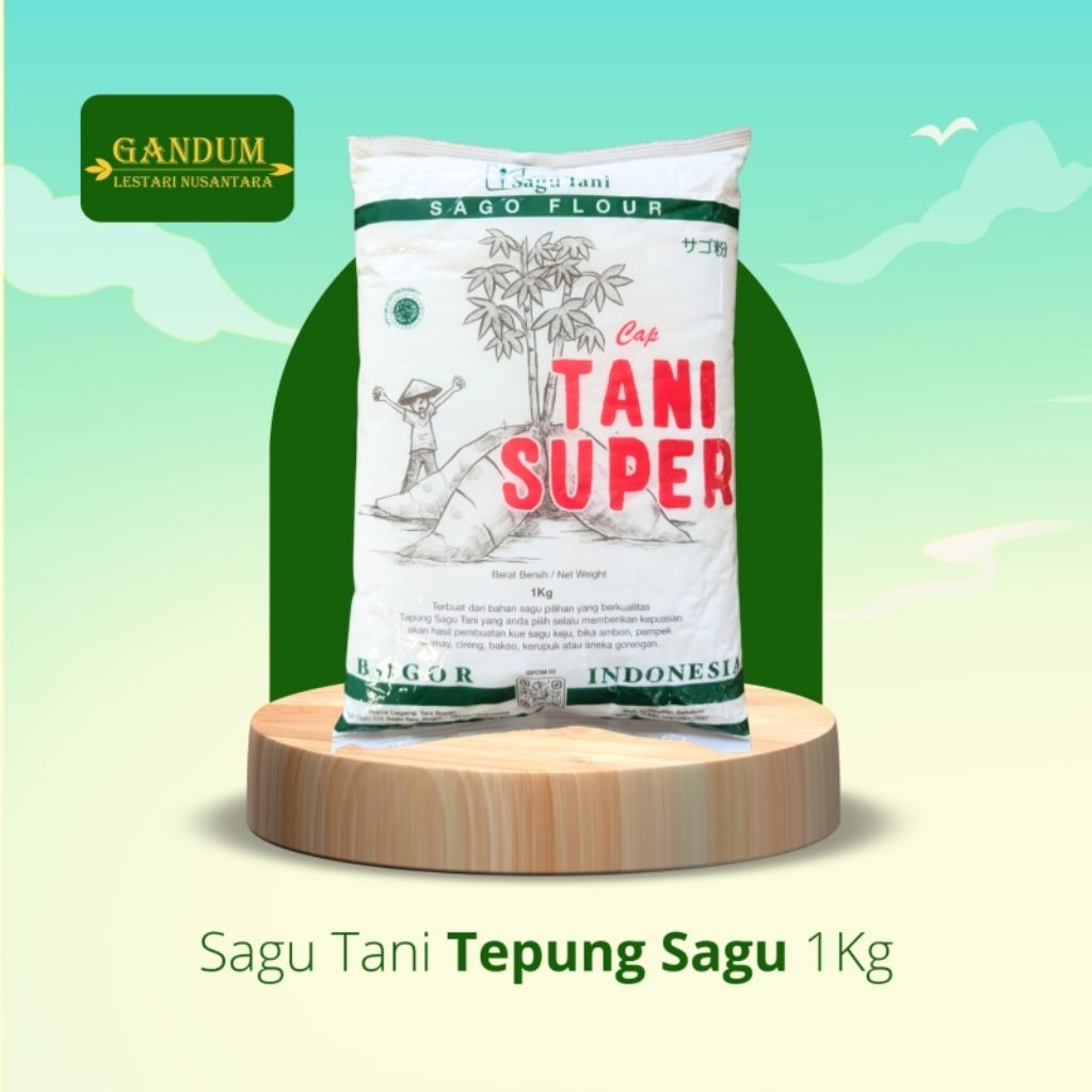 [1 KG] Sagu Tani Tepung Sagu Cap Tani Super
