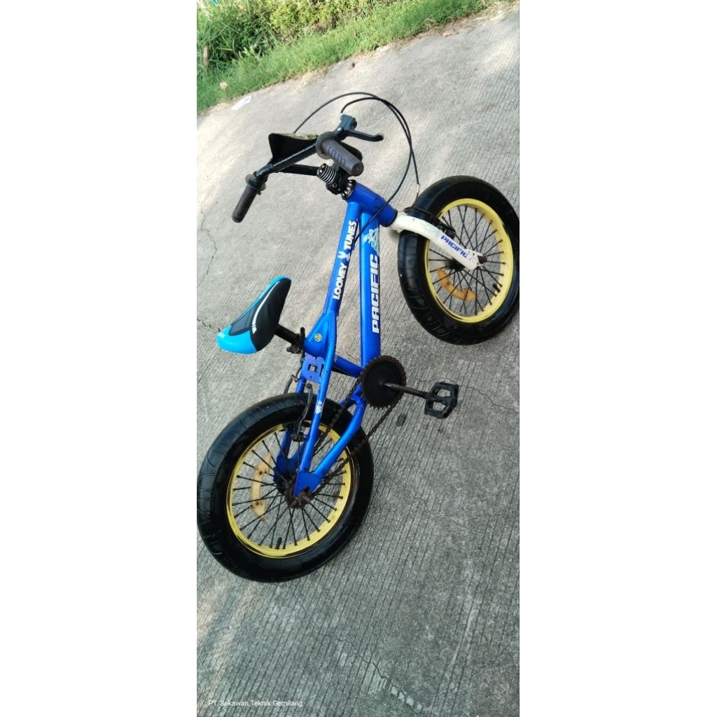 Sepeda BMX Ukuran 16 Merk Pacific Ban Jumbo/Ban Besar/Ban Donat