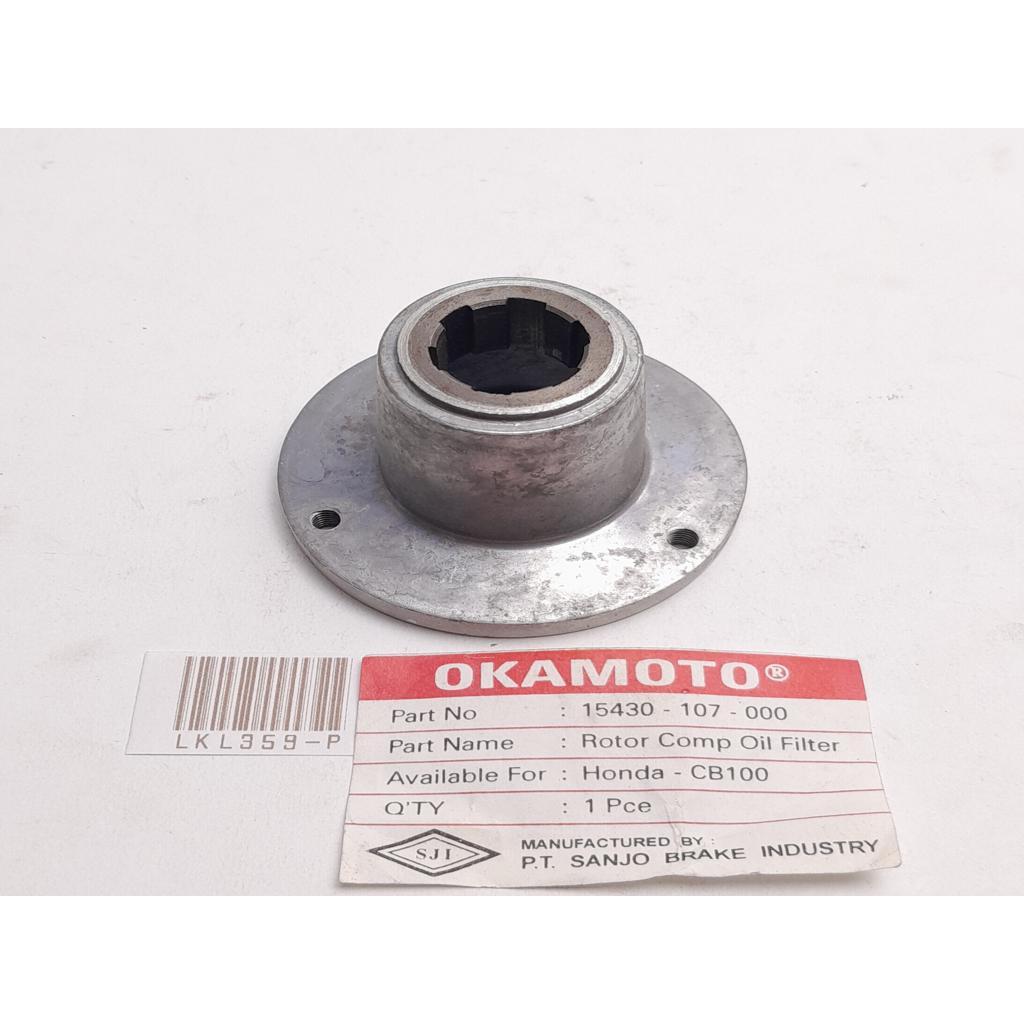 HONDA CB100 CB100K2 ROTOR COMP OLI FILTER POMPA OLI