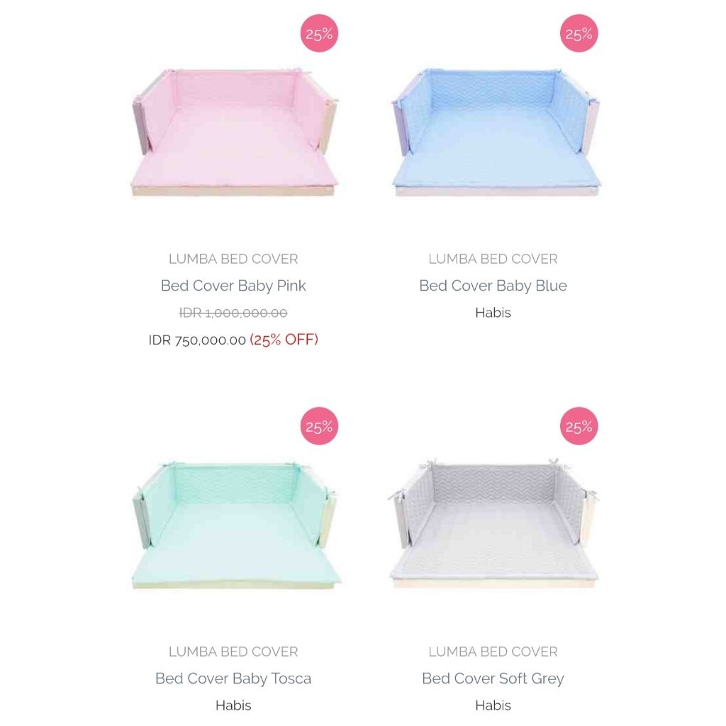 Lumba bed cover for bumper bed