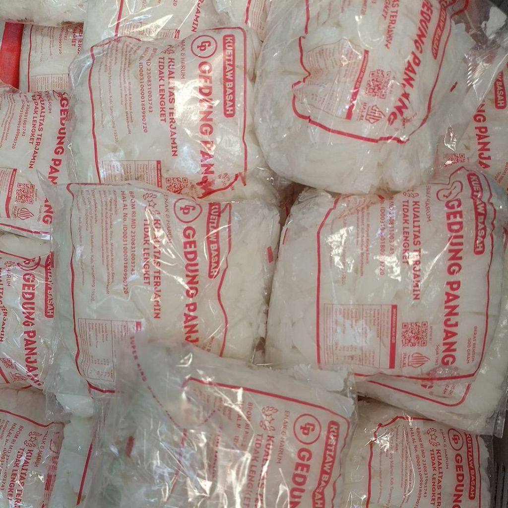 Kwetiau Basah Cap Gedung Panjang Kemasan 500gr