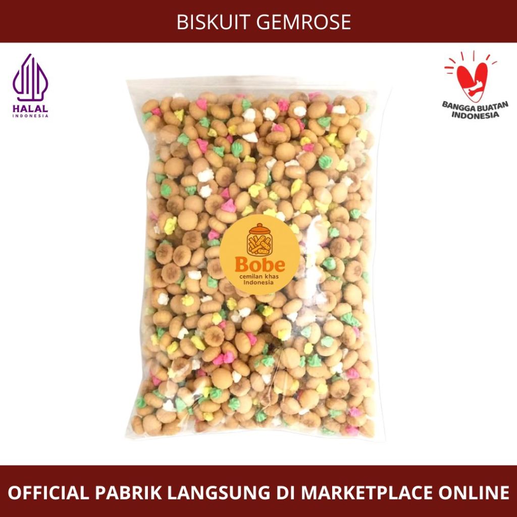 [Toko Kue Bobe] Biskuit Gemrose - Snack kiloan