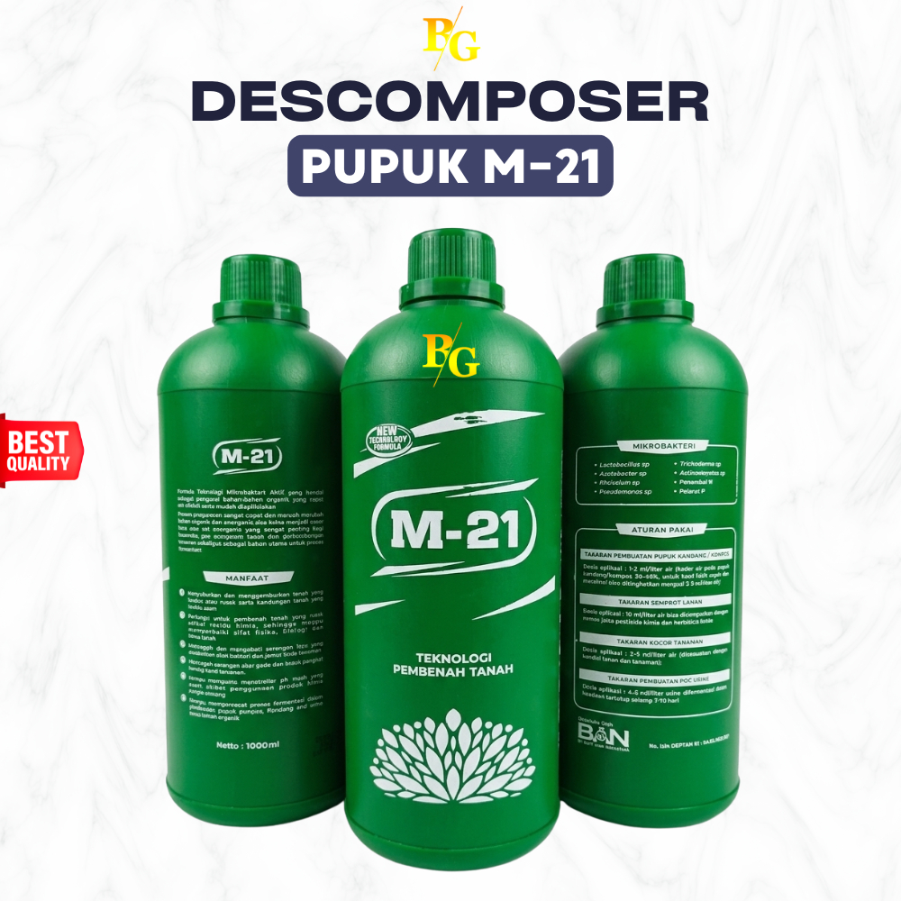 Pupuk M-21 Descomposer Pembuatan Pupuk Kompos