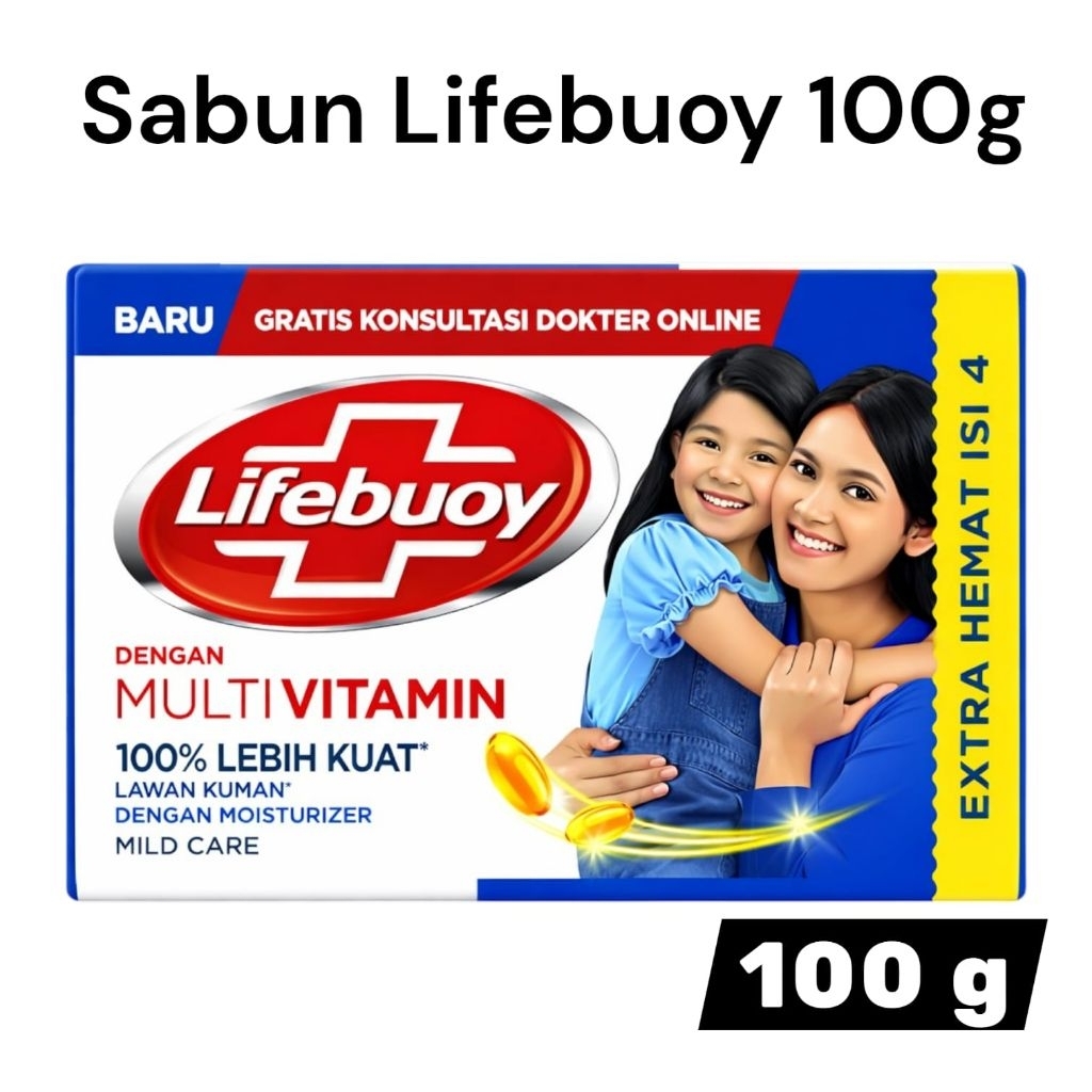 SABUN LIFEBUOY 100 g ukuran Besar Sabun batang (ECER)/PCS