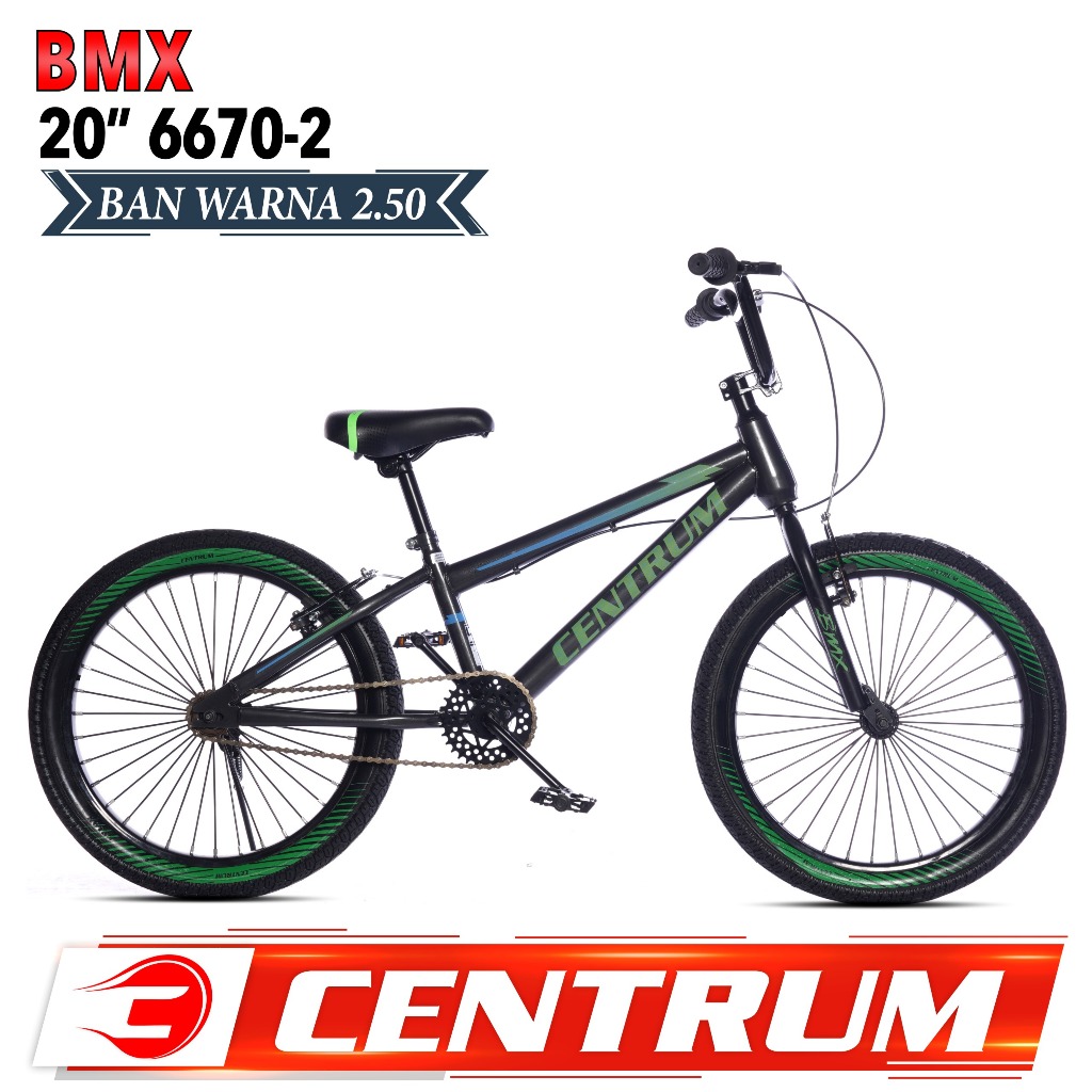 Sepeda Bmx 20 Inch BMX CENTRUM 6670 BAN 2.50 Terbaru SEPEDA BMX 20 INCH TERMURAH