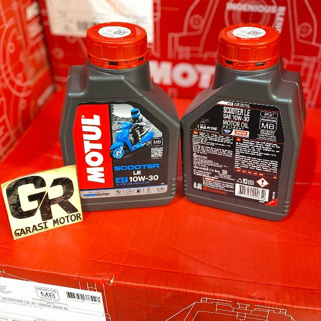 paket grosir 1 dus isi 20 botol oli matic motul scooter le 10w30 0.8 1 liter nmax aerox lexi mio faz