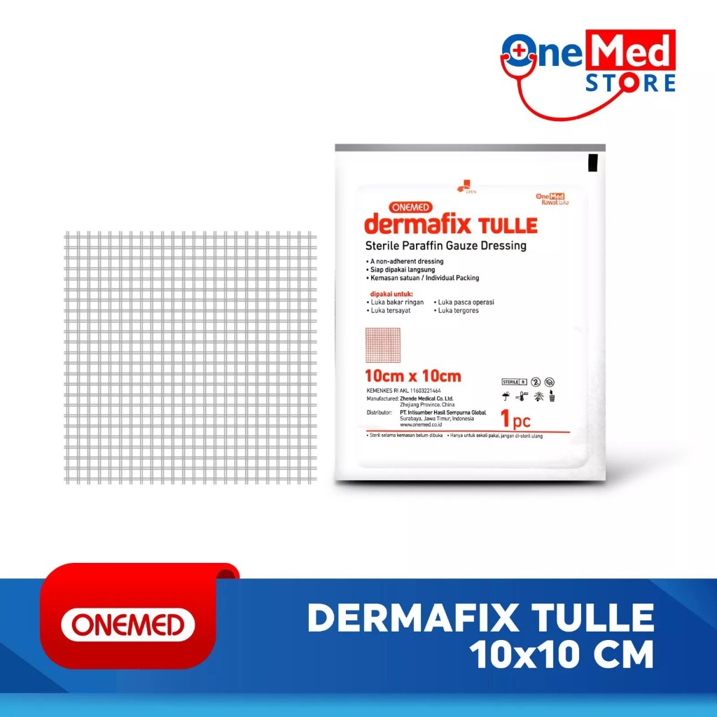 Dermafix TUlle. Vaseline Swab. Supratul lomatul loematuell. Kasa obat untuk abses dan luka diabetes 