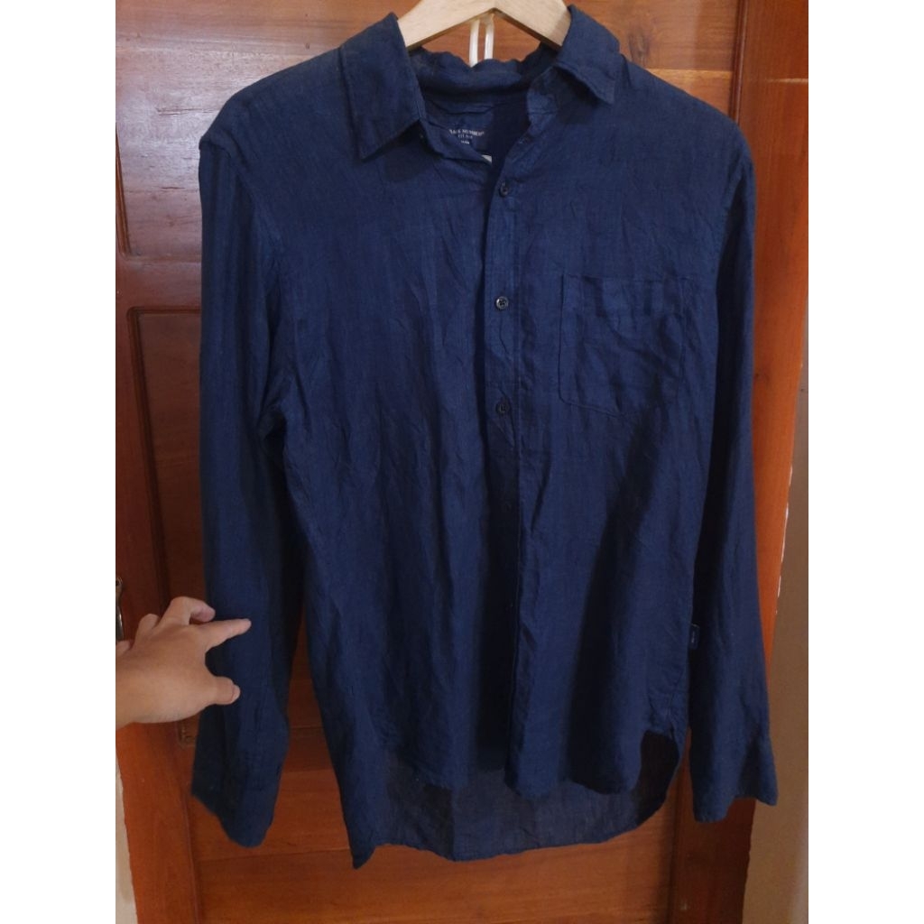 KEMEJA LENGAN PANJANG BACK NUMBER