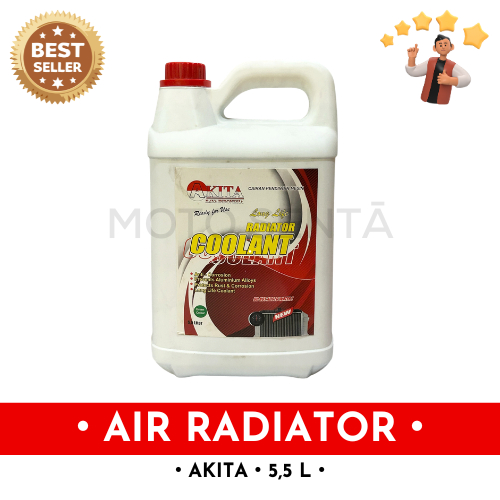 Air Radiator Coolant Akita 5,5L Motor Mobil Berkualitas
