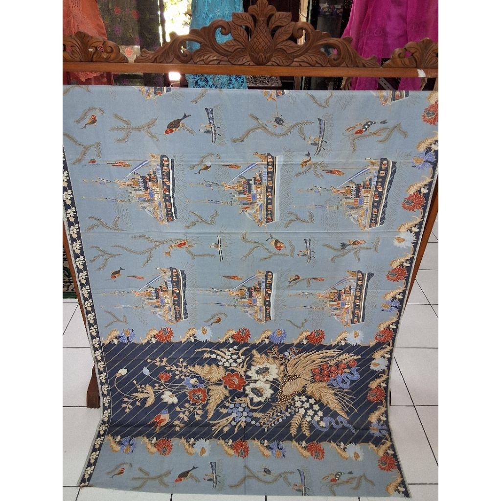Kain Batik Buket/Kain Batik Buket Repro Antik/Kain Batik Encim/Kain Batik Peranakan