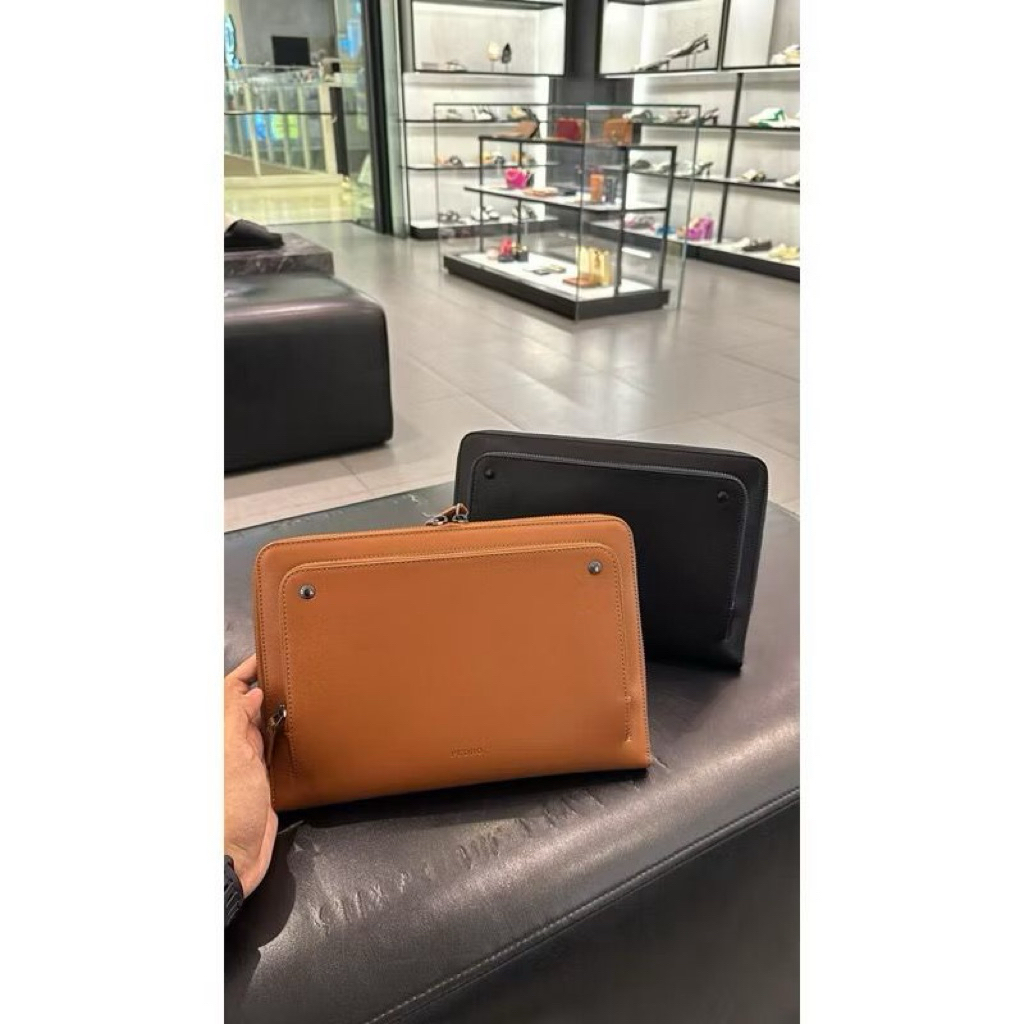 Tas pria clutch pedro original