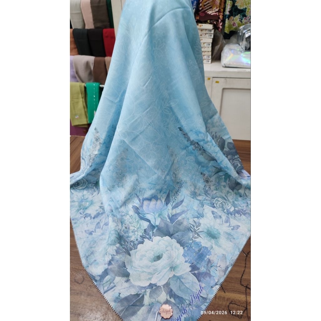 Aisyah | Hijab Segiempat Voal Motif