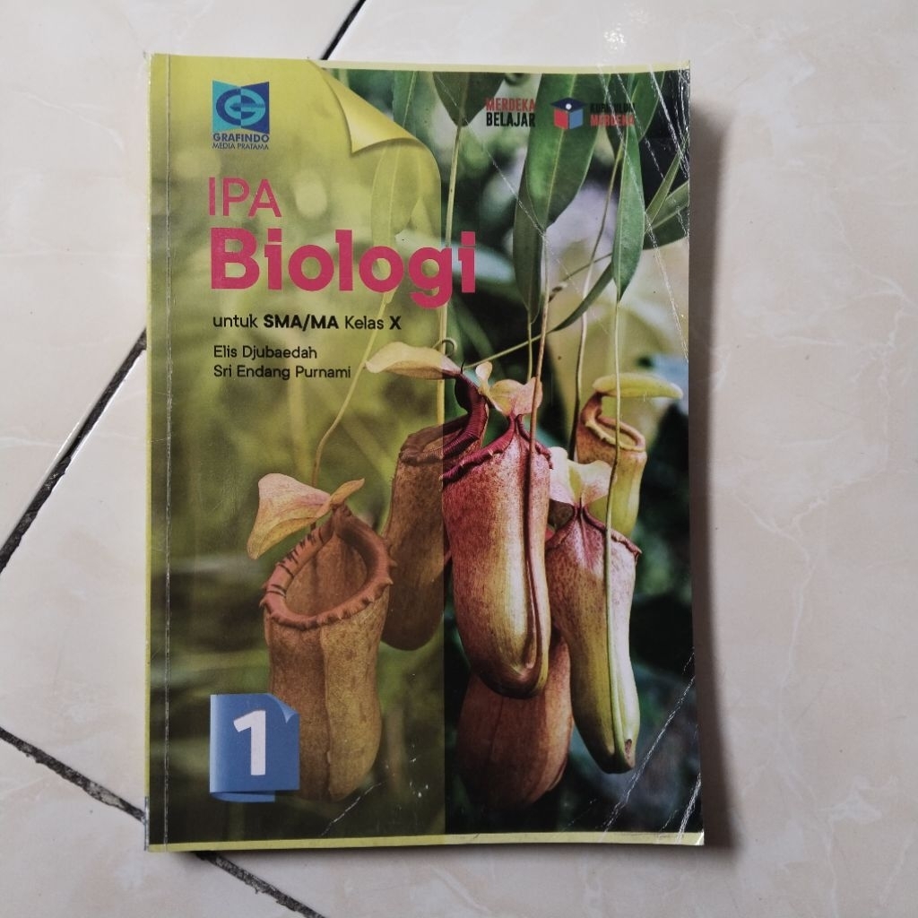BUKU BEKAS PAKET PELAJARAN IPA BIOLOGI KELAS X/10 SMA/MA KURIKULUM MERDEKA(GRAFINDO)