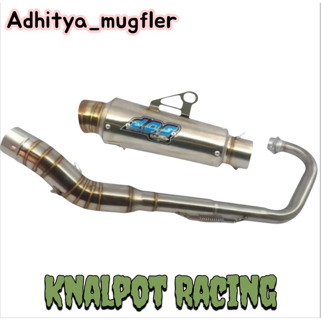 KNALPOT DOS MX KING VIXION SATRIA FU KNALPOT RACING DOS JUPITER MX NEW JUPITER MX OLD VIXION