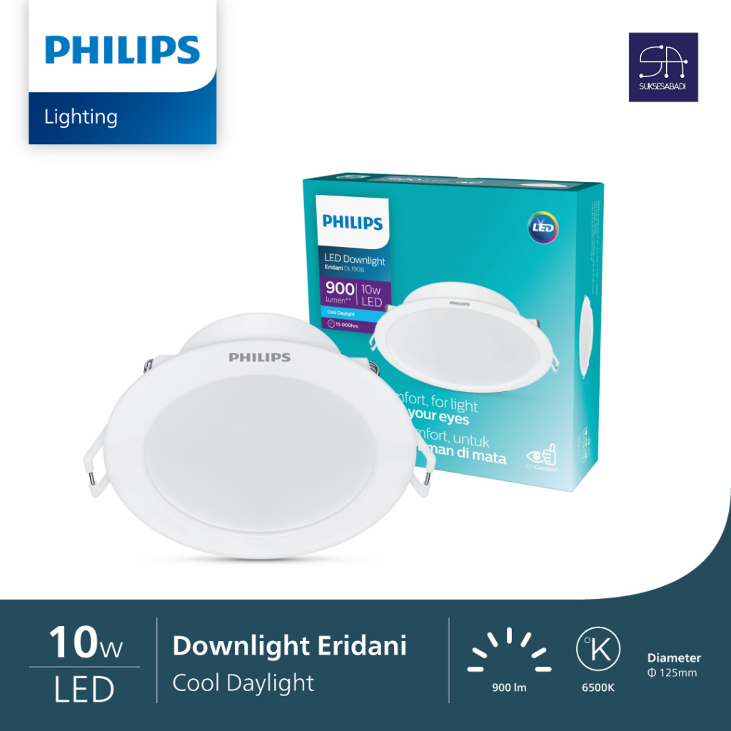 DOWNLIGHT ERIDANI PHILIPS 10 W 10W DL190B DOWN LIGHT