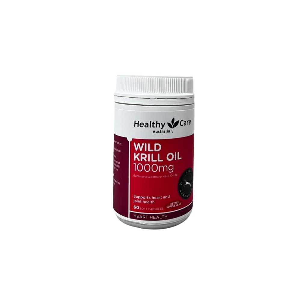Healthy Care Wild Krill Oil 1000mg Isi 60 Kapsul Vitamin Original Australia