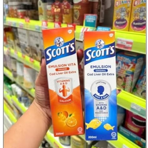Scott Emulsion - Vitamin Daya Tahan Tubuh Anak, Vitamin Otak untuk anak