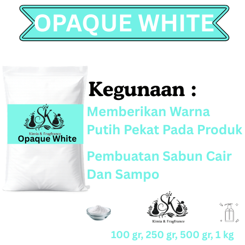Opaque White / Titanium Dioxide / Pemutih Makanan- Cat