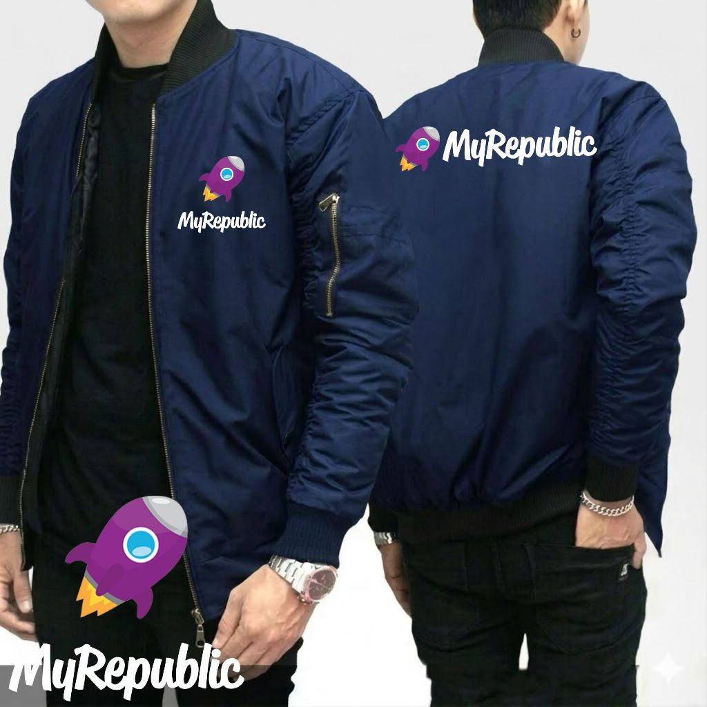 [COD] Jaket bomber My Republic WIFI / Seragam MY REPUBLIC