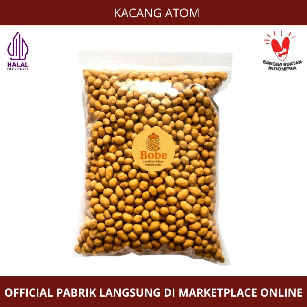 [Toko Kue Bobe] - Kacang Telur Atom - Snack Kiloan