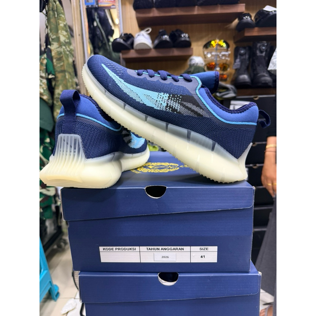 Sepatu Sport PORAL / Sepatu Olahraga Jatah Asli TNI AL 2025-2026