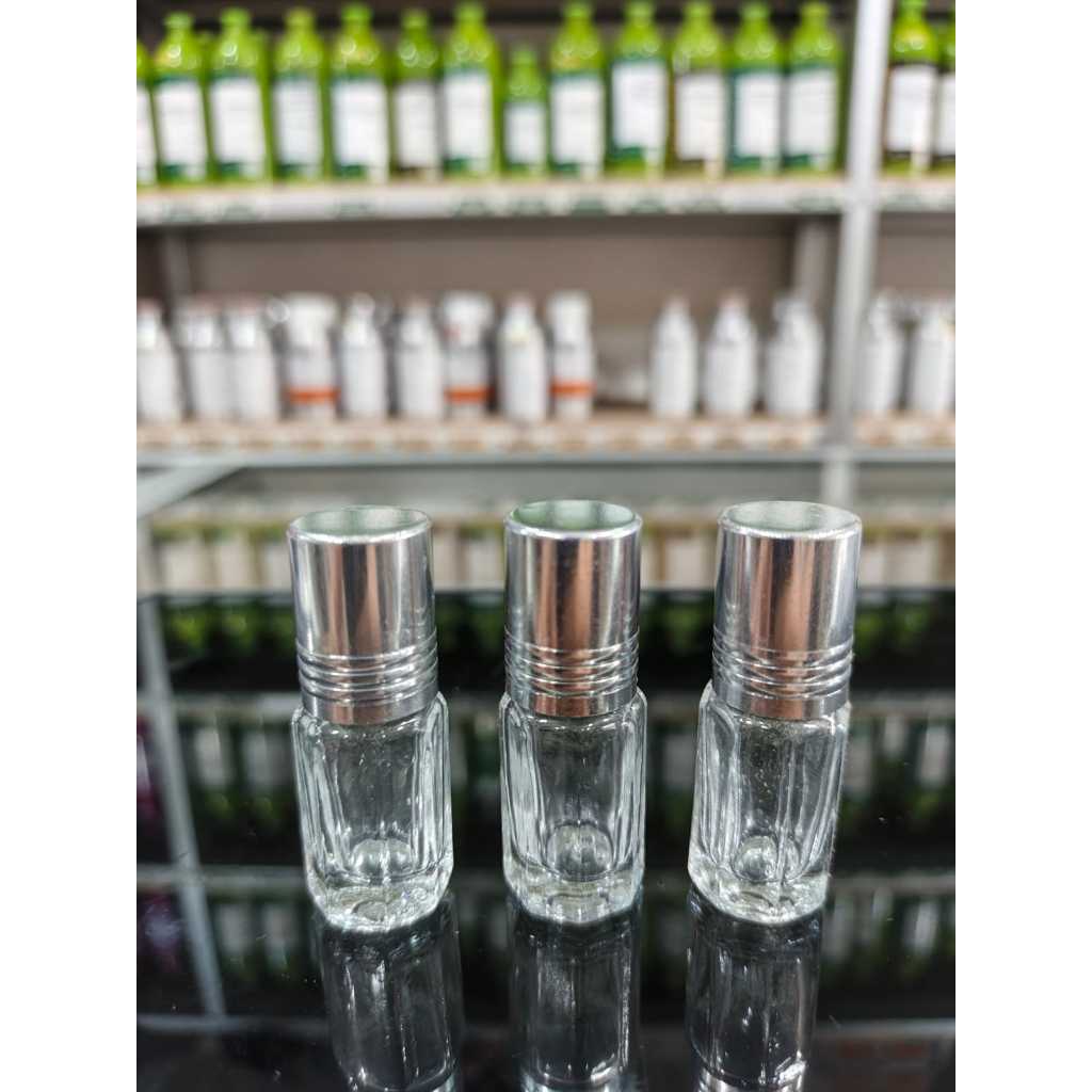 [ Botol ] TOLA REHAB 3 ML | Botol parfum kosong roll on tutup ulir ( lusin )