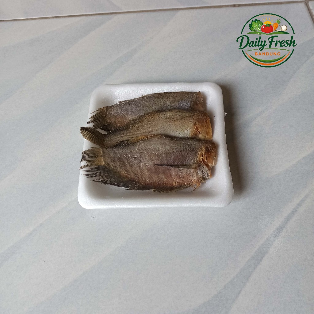 Ikan Asin Sepat Sedang Segar Kualitas Pilihan, 100 gr, 250 gr, Asin Sepat Ukuran Sedang