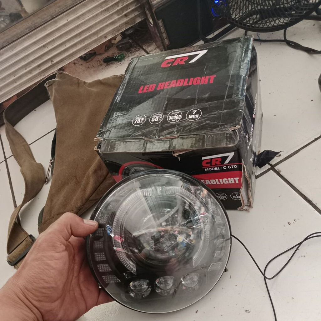 Lampu 7 inch cr7 c 670 original lampu biled 7 inch cr7 c 670