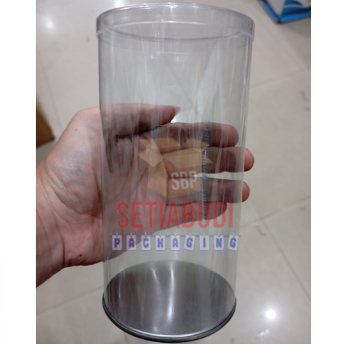 Tabung Mika Alas Kaleng / Toples Mika kue kering / Toples Souvenir / Tabung PET