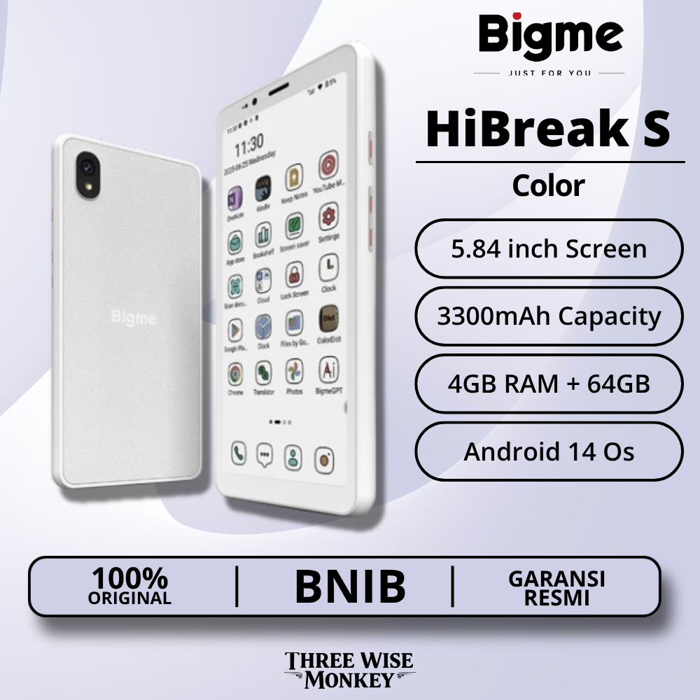 Bigme HiBreak S Color E-Book Reader Android 14 E Ink ePaper Ebook E book