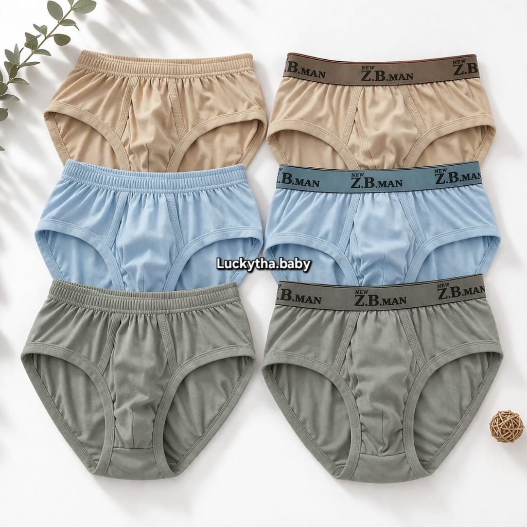 grosir 12 pcs_ celana dalam PRIA ZB.man M.L.XL.XXL.XXXL / CD PRIA JUMBO/CD ZB.man karet boxer& kerut