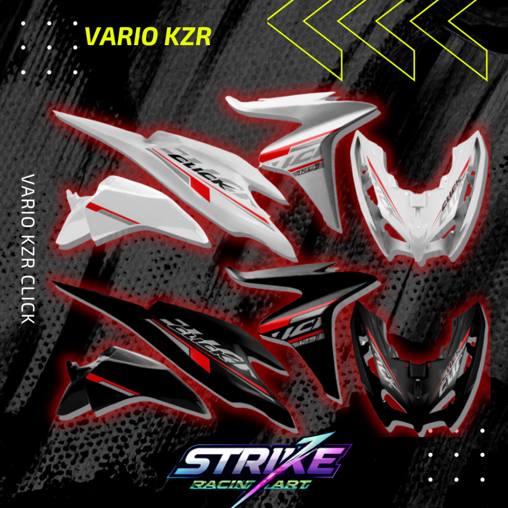 STRIPING VARIO KZR BOHLAM 125 STICKER CLICK VARIO 125 OLD TRANSPARAN