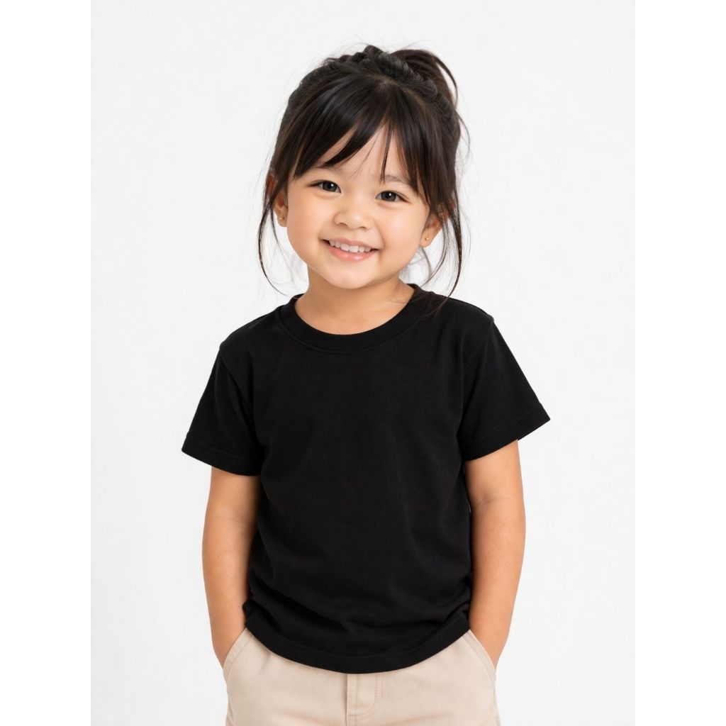 Kaos polos anak unisex bahan PE 24s