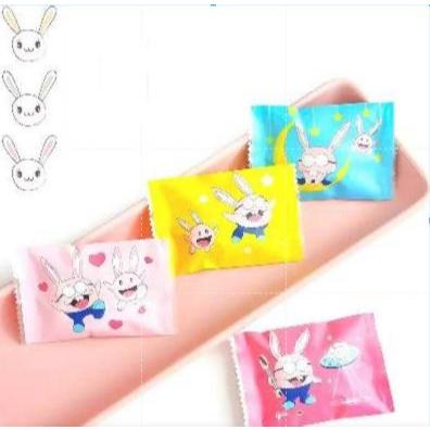 1 Pack (95-100Pcs) Plastik Packing Seal bermotif 5x7,5cm/ 5,5x8,5cm untuk kue, biskuit, cookies/ Pac