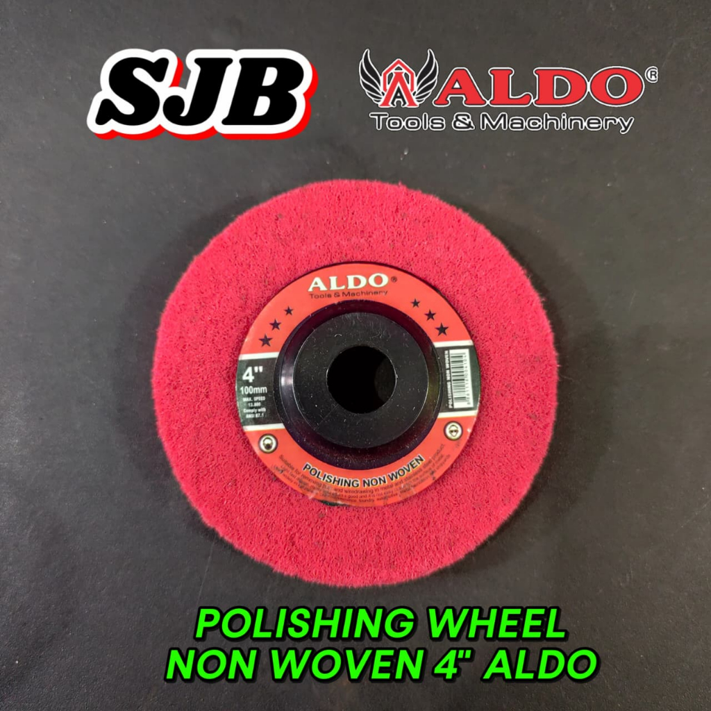 POLISHING WHEEL NON WOVEN 4” ALDO