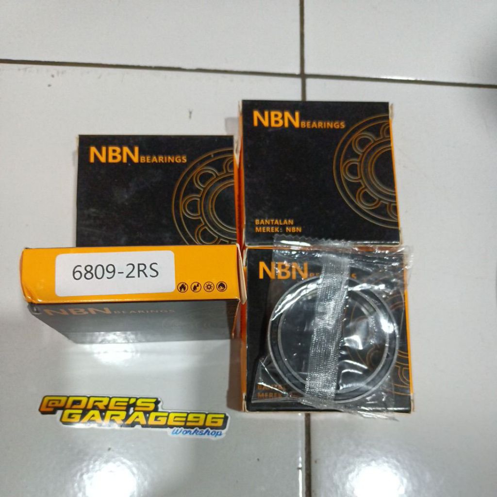 Bearing 6809 - 2RS NBN Bearing one way mio sporty mio smile