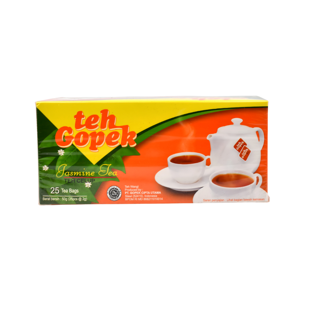 Teh Gopek Box Jasmine Tea 25s/Teh Kemasan/Teh Melati/Jasmine Tea/Teh