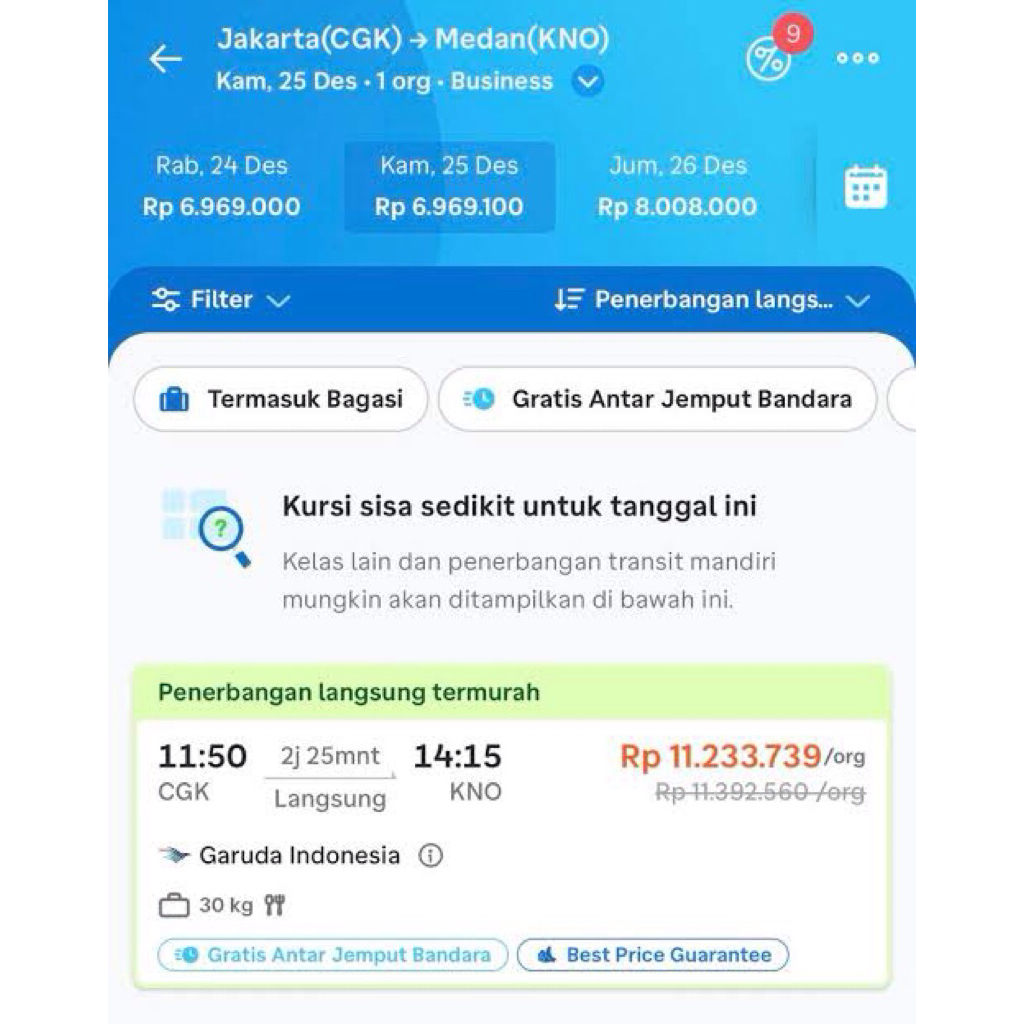 Prelov Tiket Pesawat Jakarta Medan