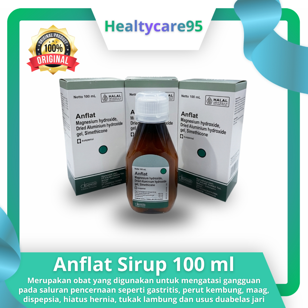 Anflat suspensi 100ml Obat maag