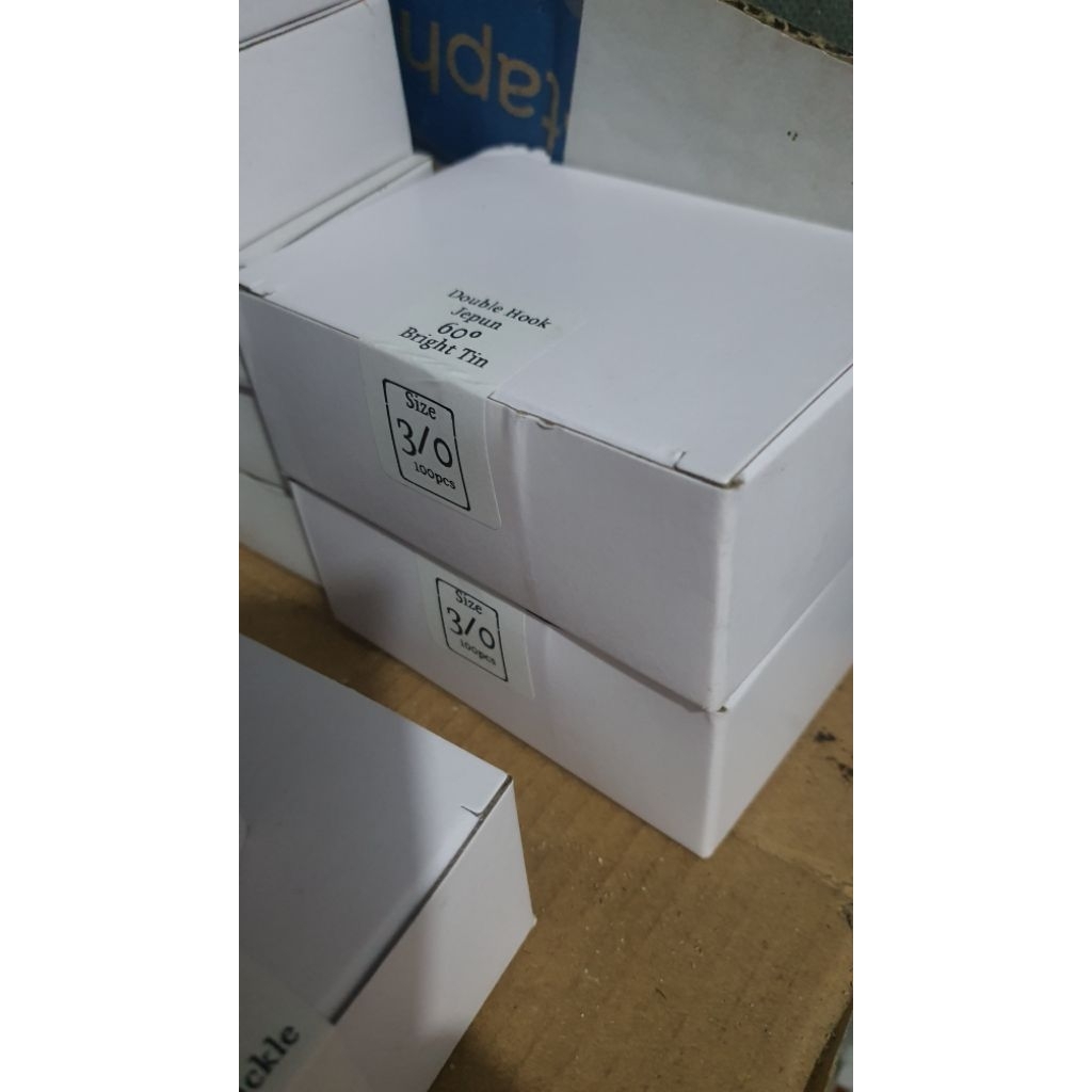 DOUBLE HOOK JEPUN MATTE TIN 9983 60° ISI 100 PCS